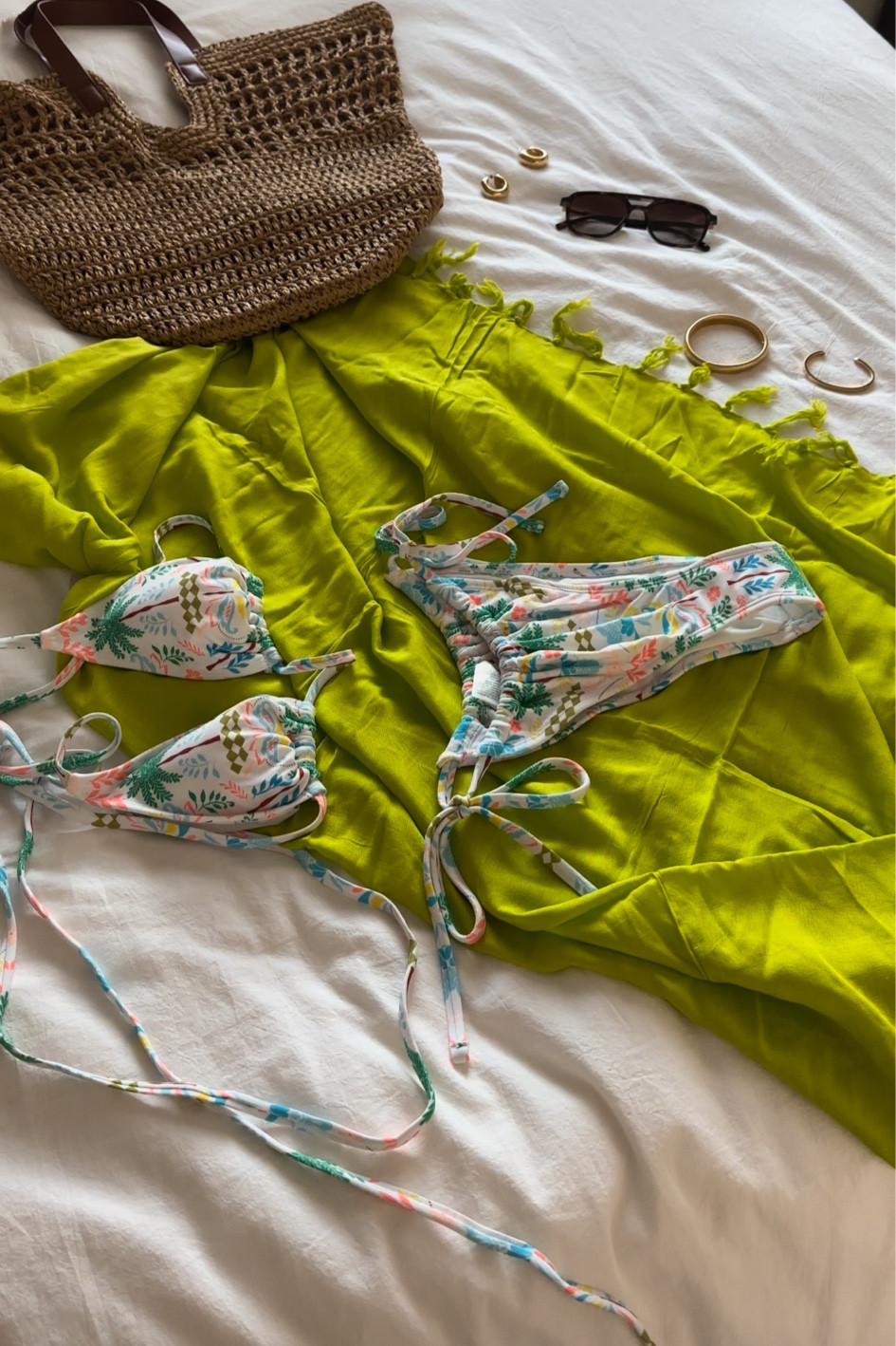 tropical swim and cover up 🥝🍋‍🟩

#LTKTravel #LTKSwim