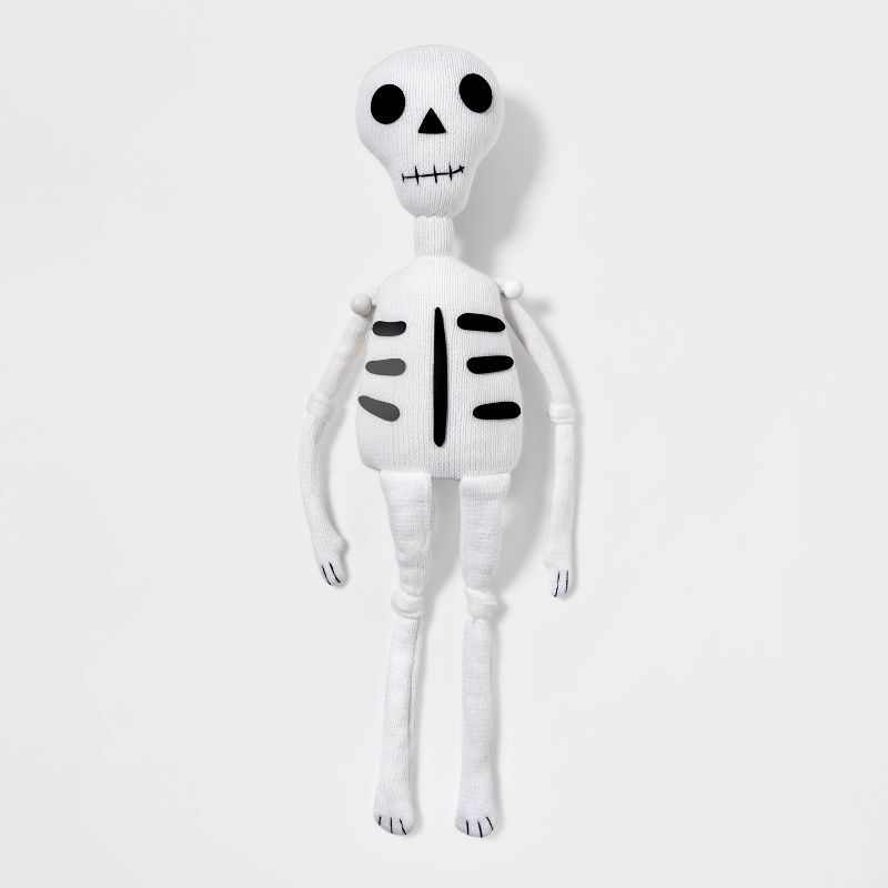 38" Falloween Knit Skeleton Halloween Decorative Figurine - Hyde & EEK! Boutique™ | Target