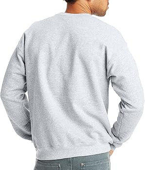 Hanes Men's Ecosmart Fleece Sweatshirt, Cotton-blend Pullover, Crewneck Sweatshirt for Men, 1 Or ... | Amazon (US)