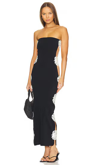 Hoja Rota Dress in Black | Revolve Clothing (Global)