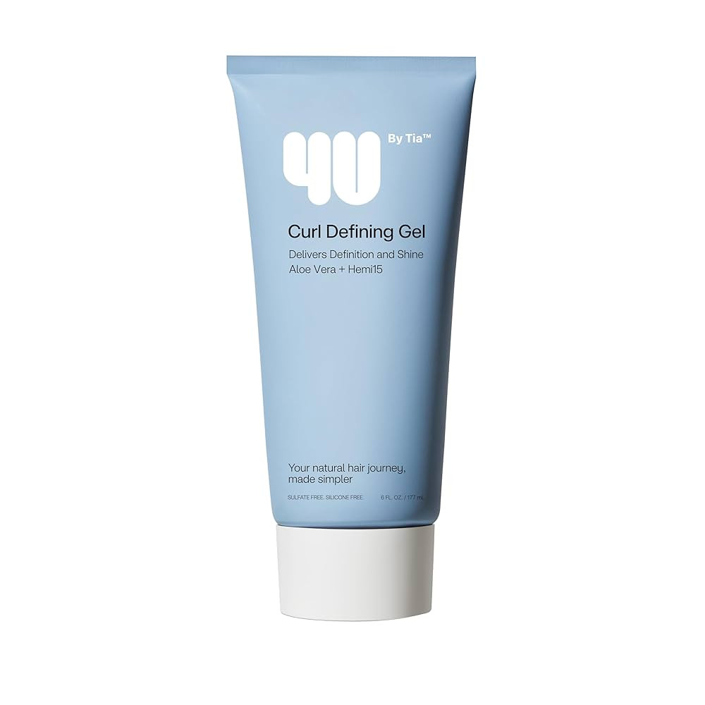 4U by Tia Curl Gel for Long-Lasting Definition & Frizz Control, Curly Hair Ointment with Natural ... | Amazon (US)