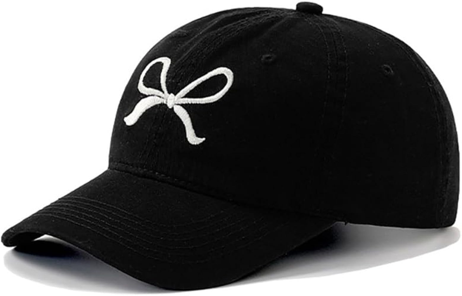 Trendy Bow-Tie Baseball Cap for Women and Men Trucker Hats Y2k Adjustable Fashion Sun Hat with Vi... | Amazon (US)