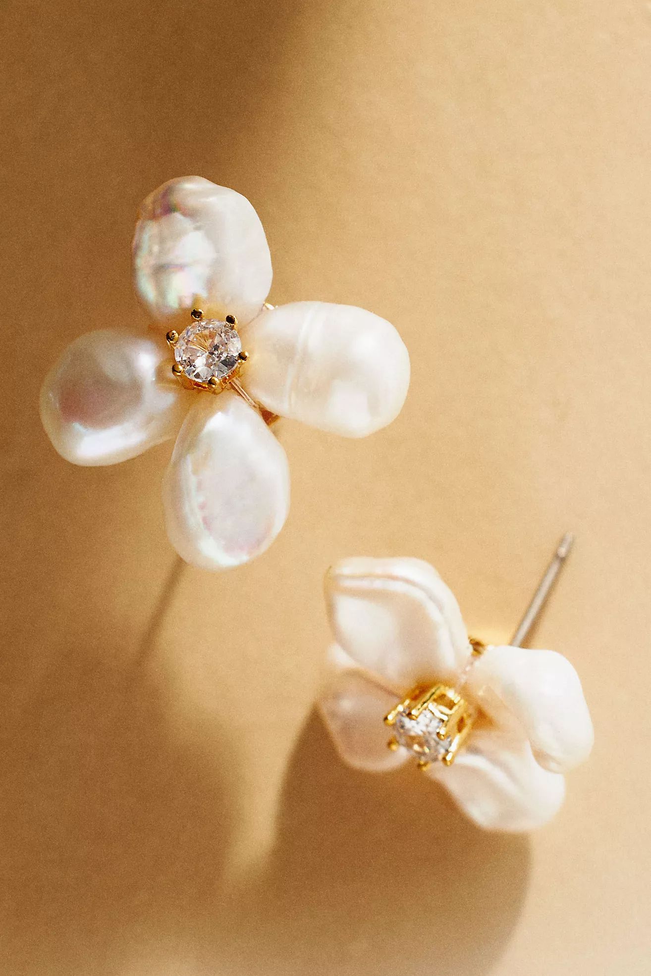 Shashi Flower Pearl Earrings | Anthropologie (US)