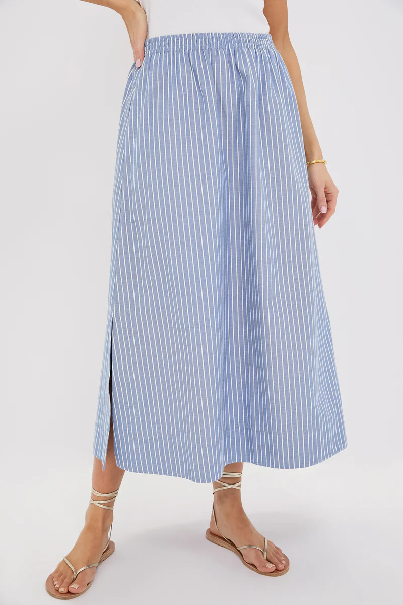 Blue Stripe Athena Skirt | Tuckernuck (US)