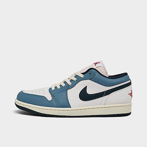 Air Jordan Retro 1 Low SE Casual Shoes in Blue/White/White Size 11.5 Leather | Finish Line (US)