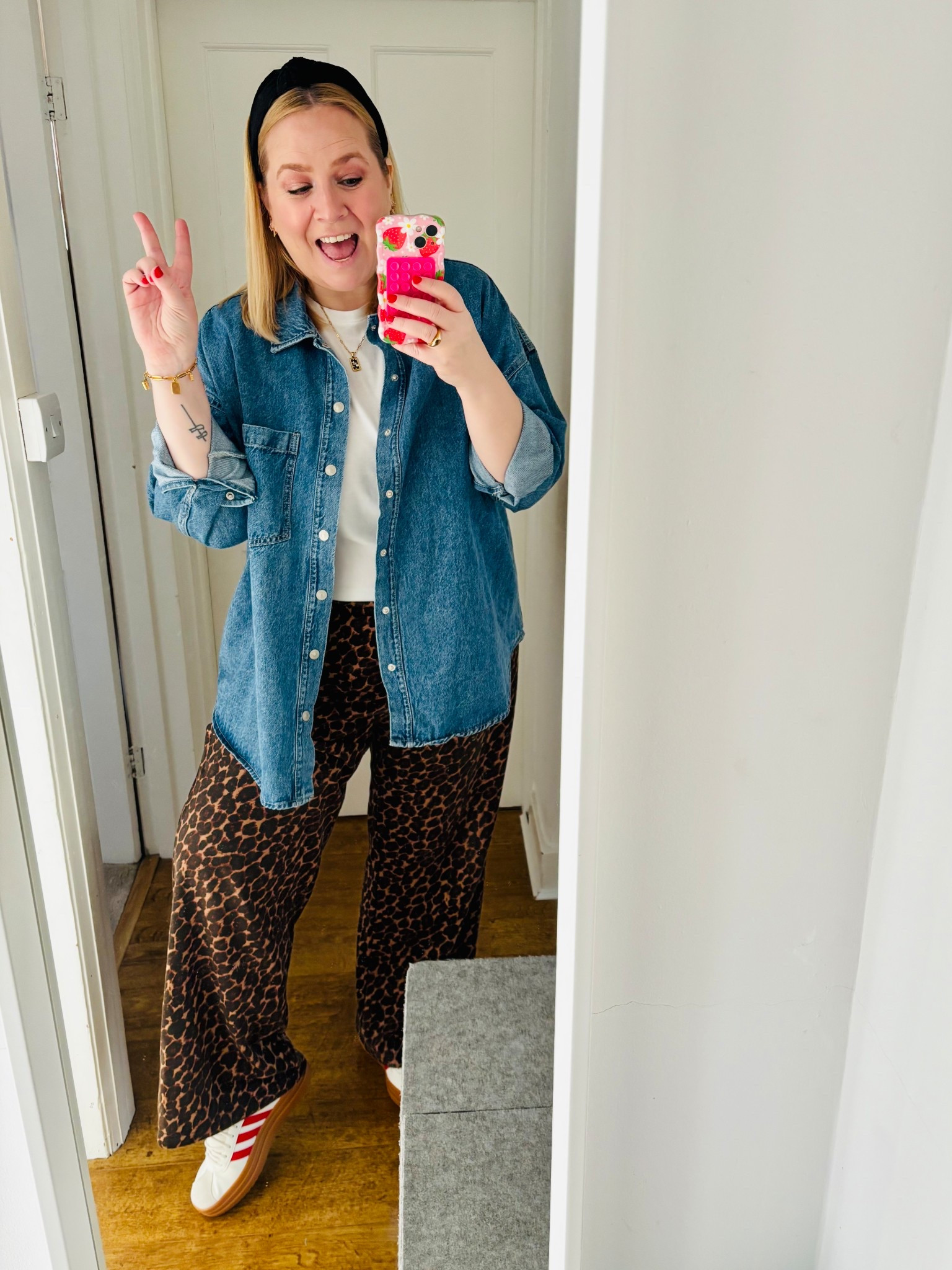 Causal curvy leopard print trousers look for Spring 

#LTKspring #LTKplussize #LTKmidsize