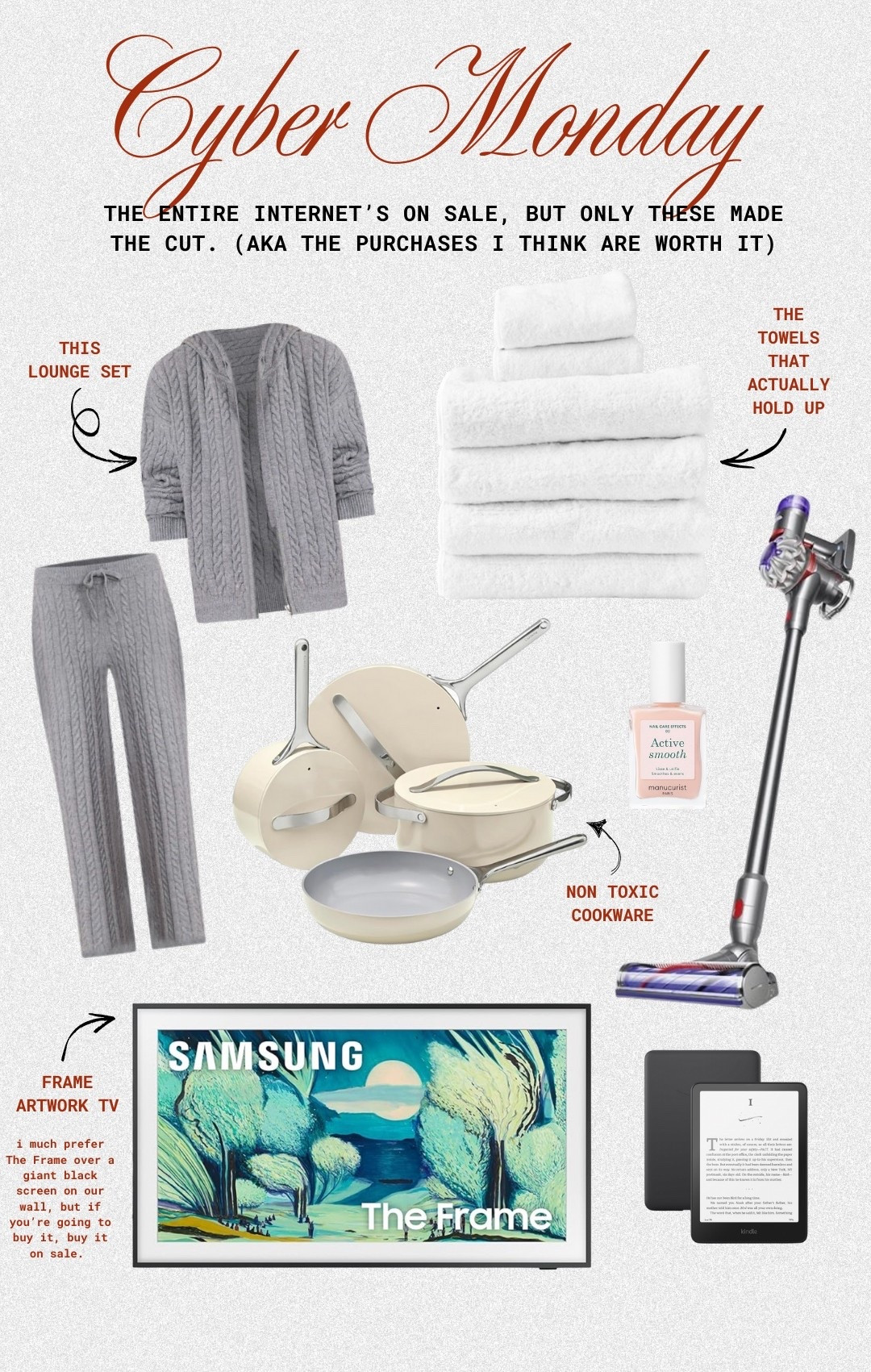 Cyber Monday sales worth the money! 

Here is a round up of things I own and love on sale now!

#LTKCyberWeek