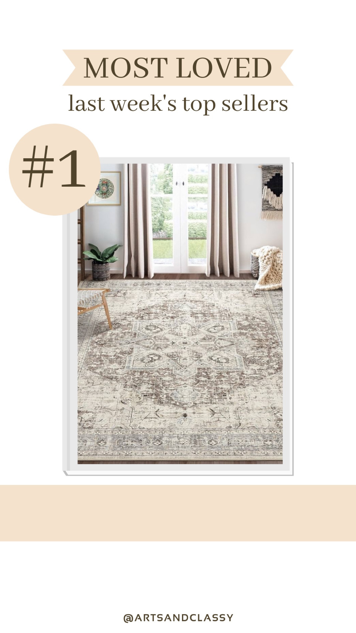 This boho area rug is this week’s most loved finds! I have this rug in my living room and love the quality & design. #amazonhome #amazonfinds

#LTKHome #LTKSaleAlert