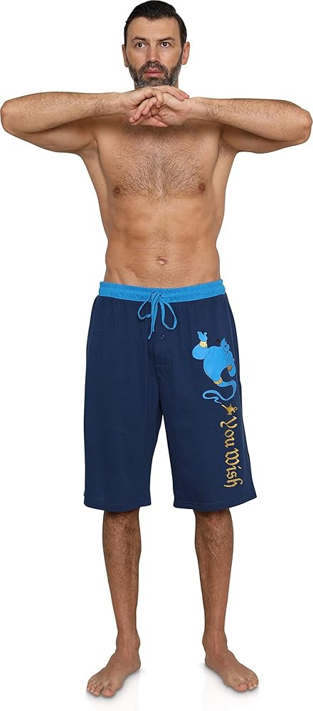 Disney Mens Aladdin Genie Lounge Shorts | Amazon (US)