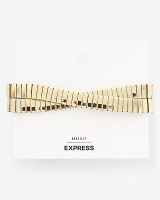 Beaded Rectangle Twist Stretch Bracelet | Express