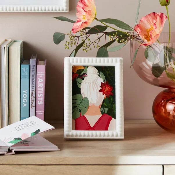 Bobbin Chalk White Photo Frame | Dunelm (migrated)