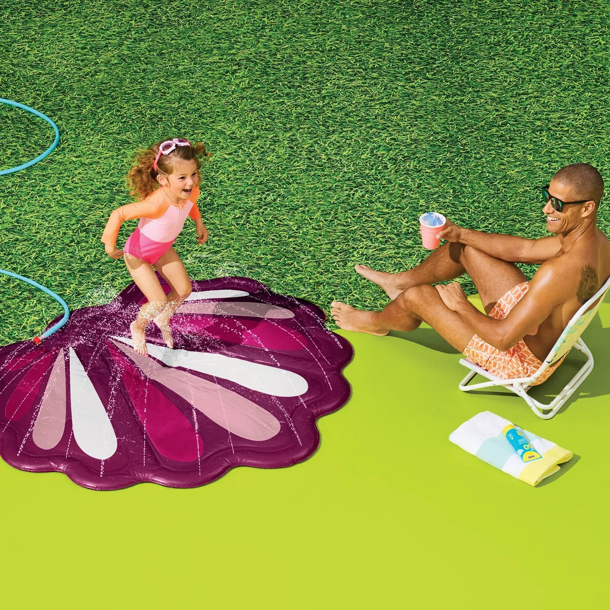 Splash Pad Seashell Shape Novelty Float - Sun Squad™ | Target