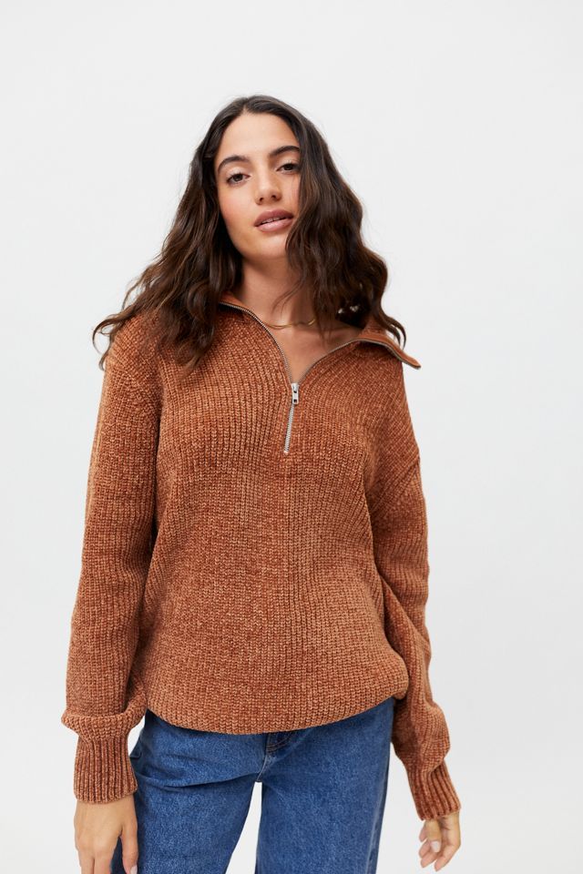 UO Nicco Half-Zip Sweater | Urban Outfitters (US and RoW)