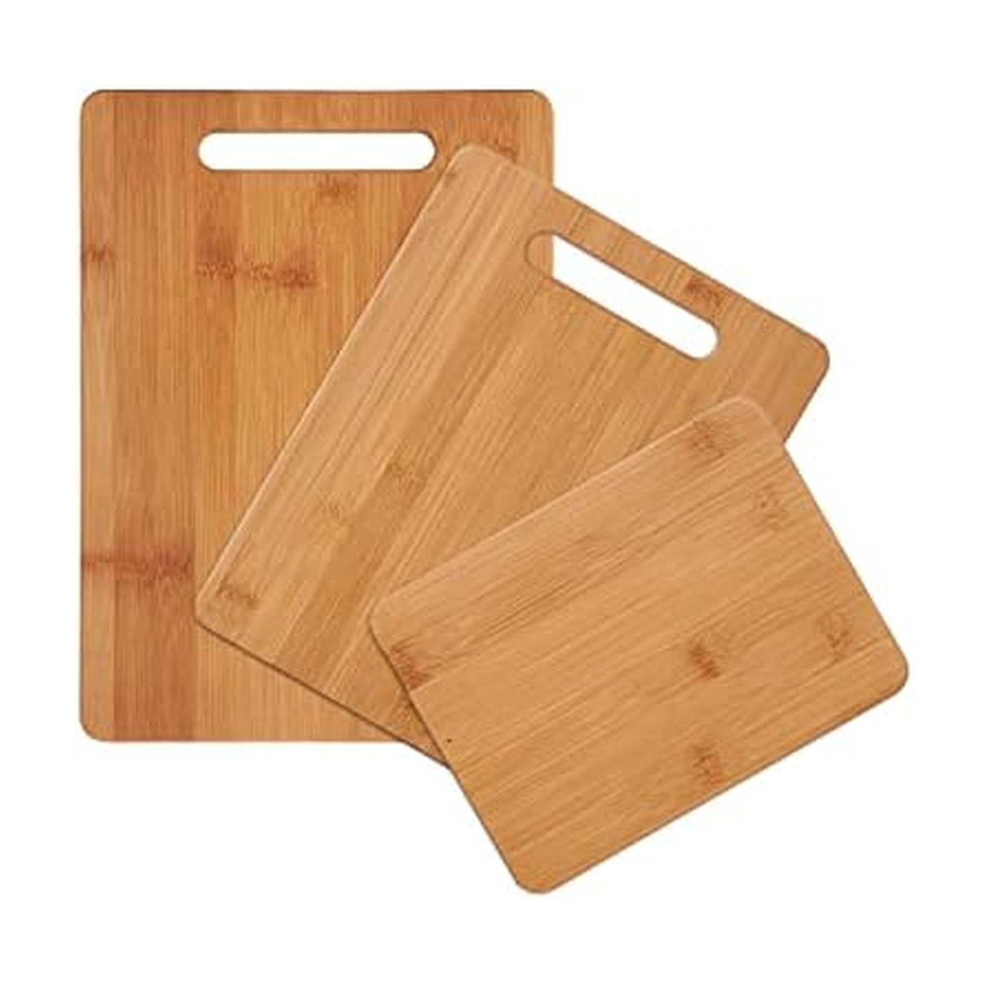 Farberware 3-Piece Wood Cutting Board Set, Reversible Chopping Boards for Meal Prep and Serving, ... | Amazon (US)