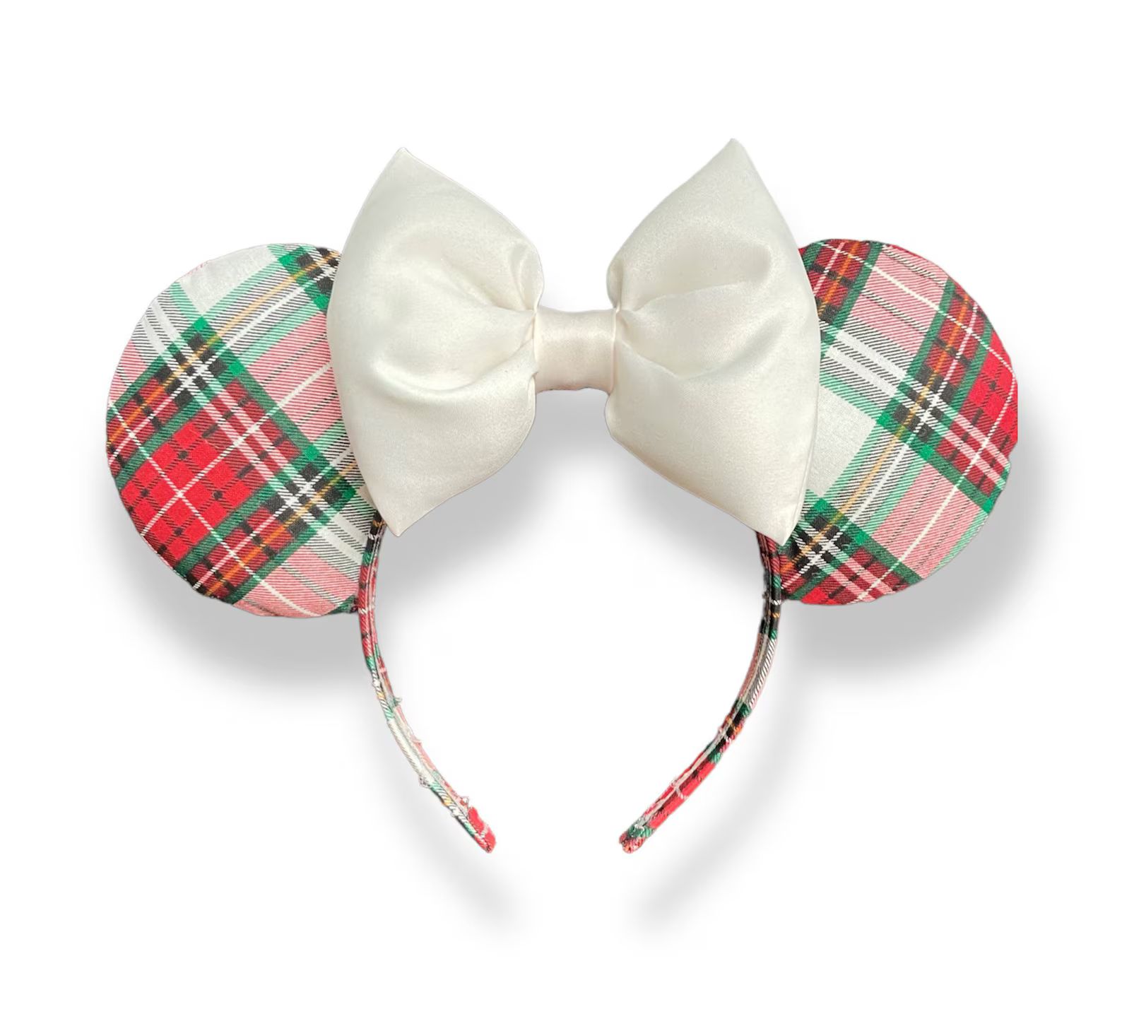 Plaid Christmas Ears - Etsy | Etsy (US)