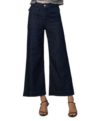 The Irina High Rise Wide Leg Jeans in Rinse | Bloomingdale's (US)