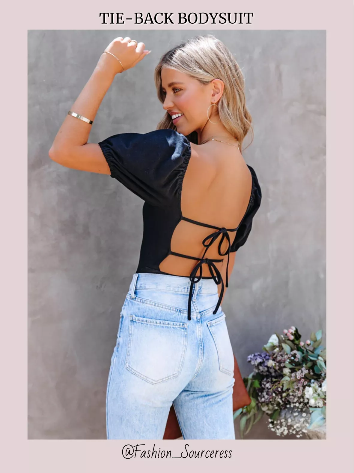 Bayley Cotton Tie Back Bodysuit - … curated on LTK