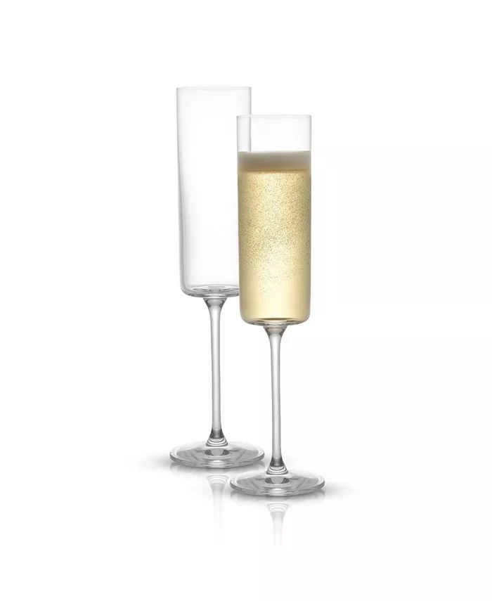 JoyJolt Claire Champagne Glasses, Set of 2 & Reviews - Glassware & Drinkware - Dining - Macy's | Macys (US)