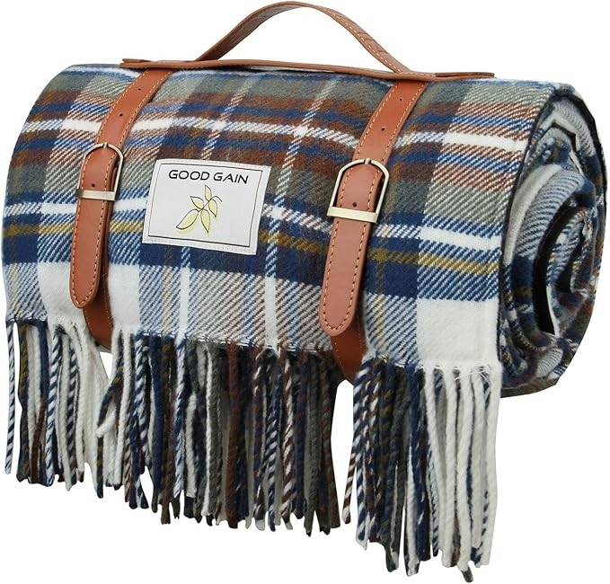 G GOOD GAIN Waterproof Picnic Blankets- Extra Large Outdoor Blanket Foldable, Beach Blanket with ... | Amazon (US)