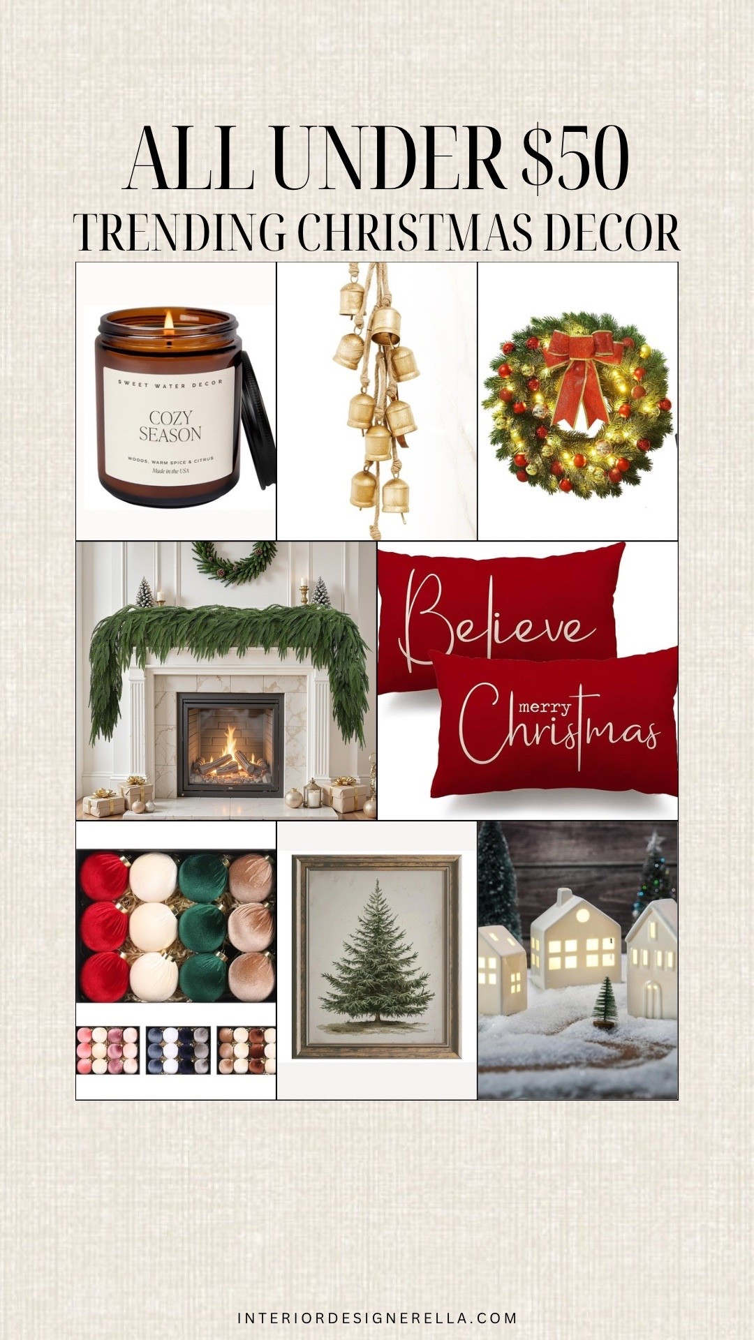 Don’t miss these bestselling Christmas decor finds from Amazon- all under $50! Scroll to shop! Follow for more! Xo!

#LTKHoliday #LTKCyberWeek #LTKFindsUnder50