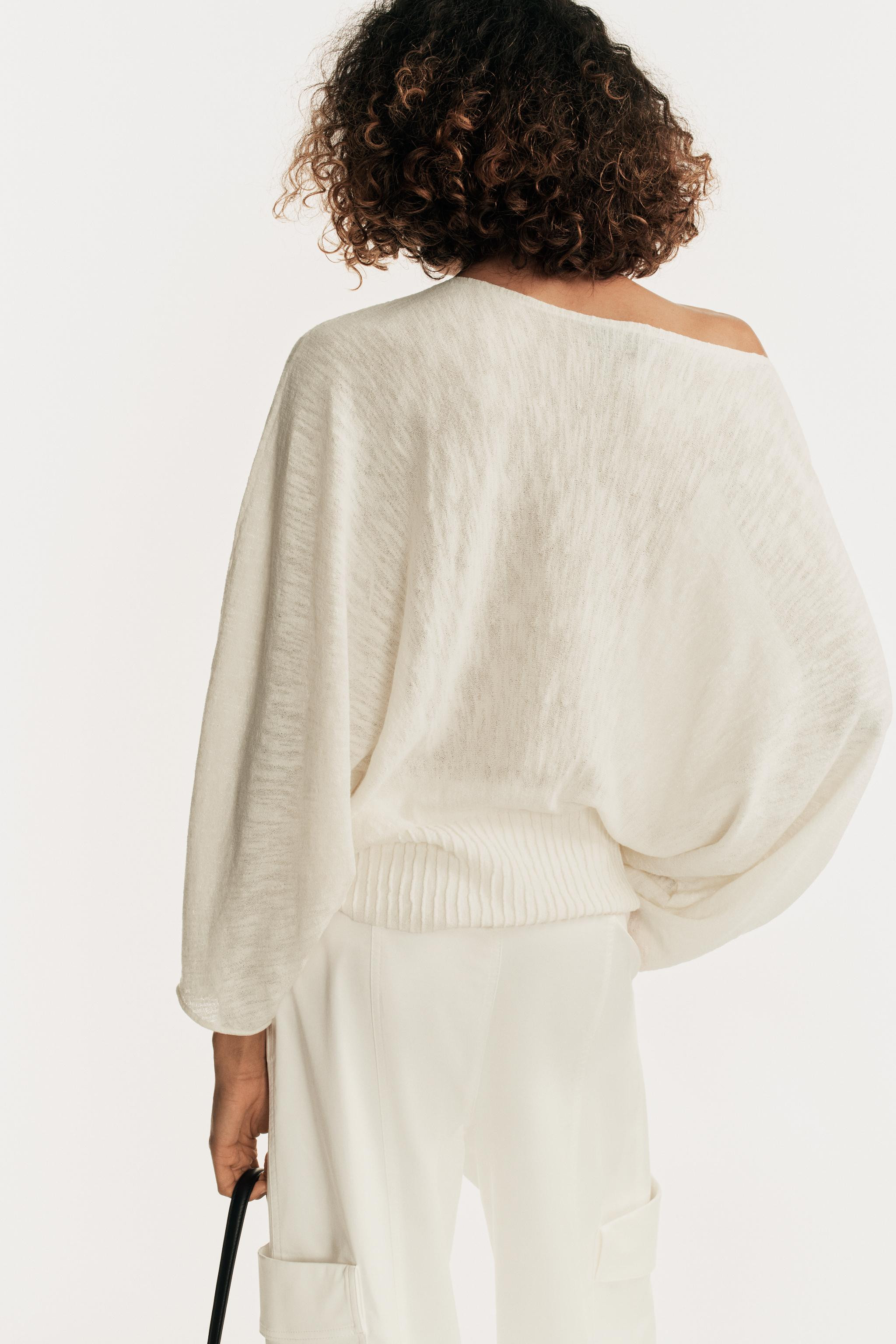 VOLUME SLEEVE KNIT JUMPER | Zara US
