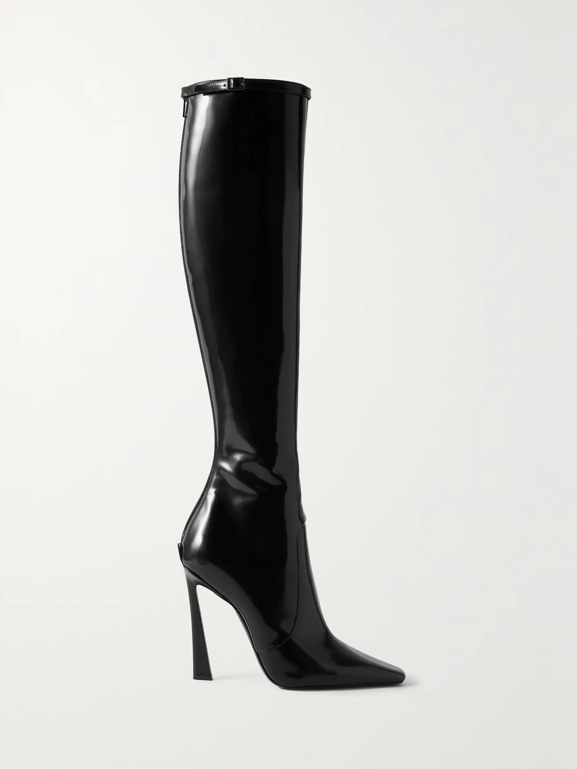 Justify patent-leather knee boots | NET-A-PORTER (UK & EU)