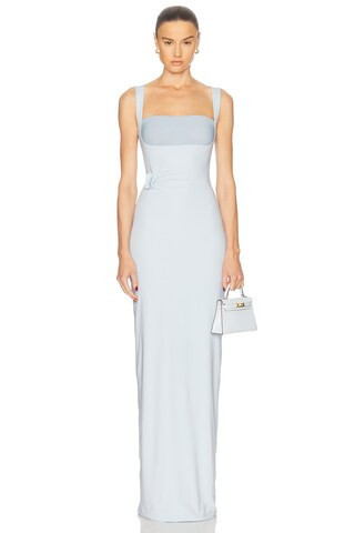 Maygel Coronel Hibisco Dress in Baby Blue | FWRD 