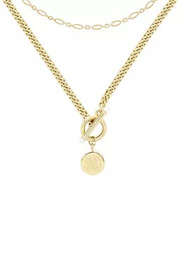 Brook & York Custom Monogram Necklace Set | Anthropologie (US)