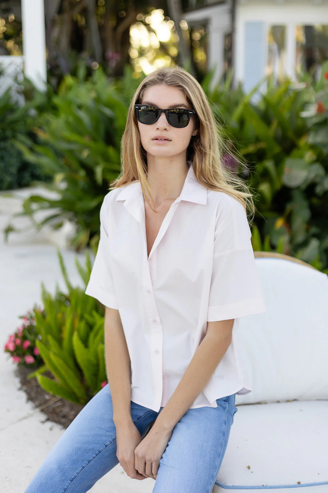 Marge Shirt - Shell | Julia Amory