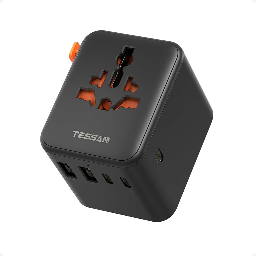 Universal Travel Adapter\uff0cTESSAN Travel Plug Adapter Worldwide with 2 USB A and 3 USB C Ports... | Amazon (UK)