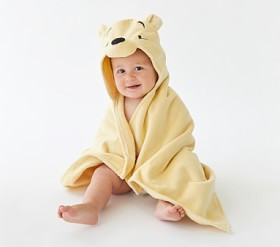 Disney's Winnie the Pooh Baby Hooded Towel | Pottery Barn Kids