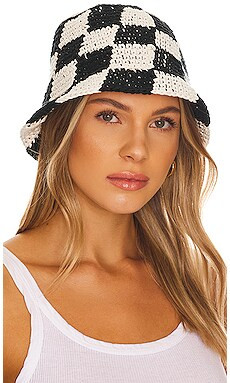 Crochet Checkered Bucket Hat
                    
                    8 Other Reasons | Revolve Clothing (Global)