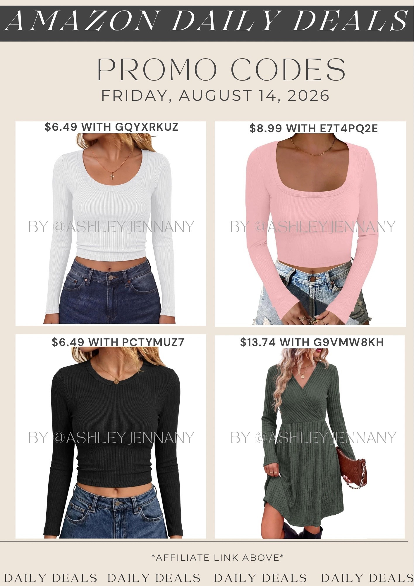 Amazon deals

#LTKSaleAlert #LTKMidsize #LTKSeasonal