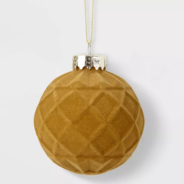 Flocked Plastic Ball Christmas Tree Ornament - Wondershop™ | Target