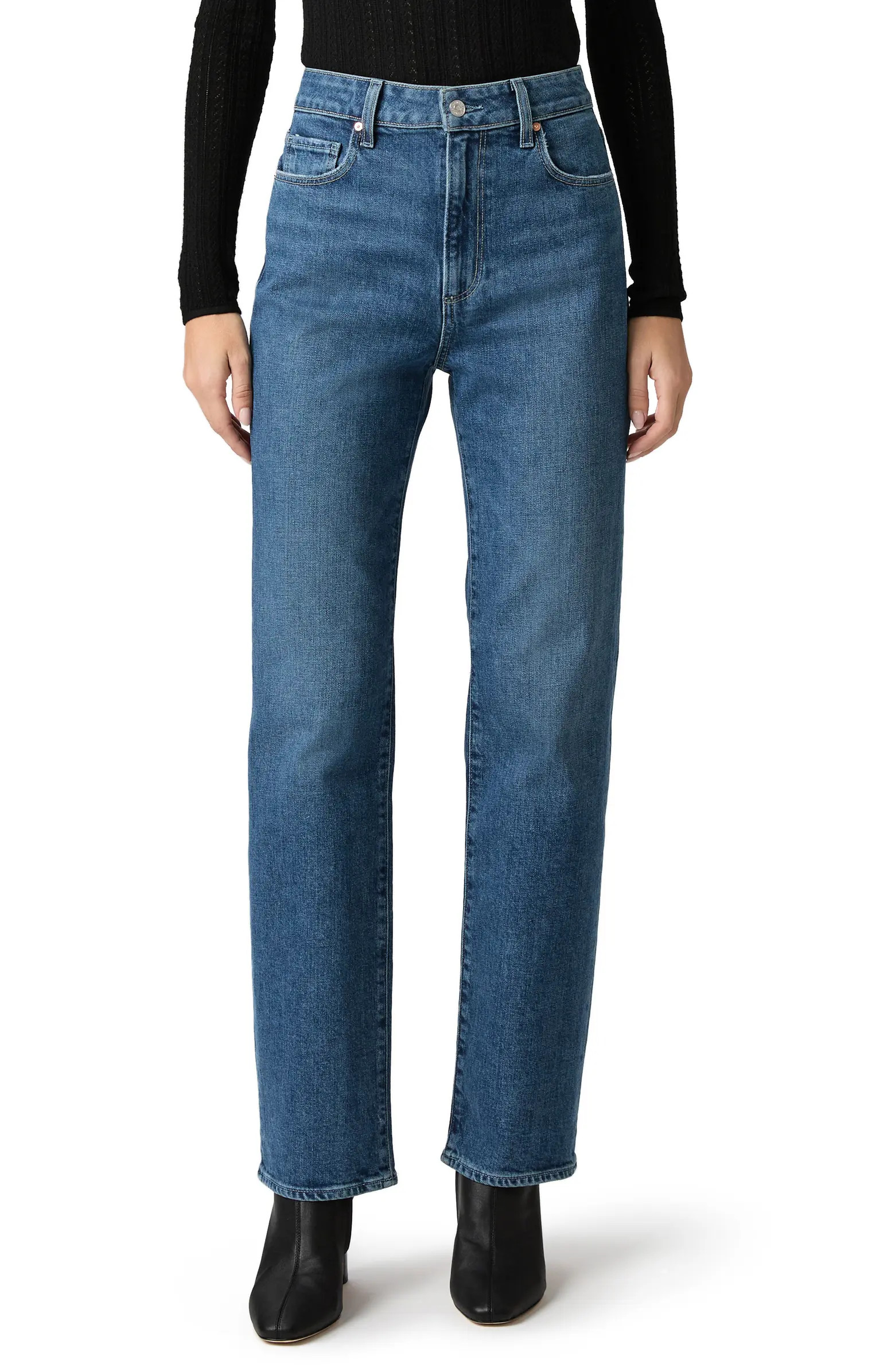 Stevie High Waist Straight Leg Jeans | Nordstrom