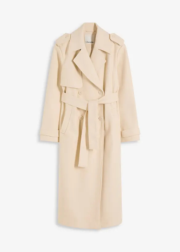 Trenchcoat in Wolloptik | Bonprix DE