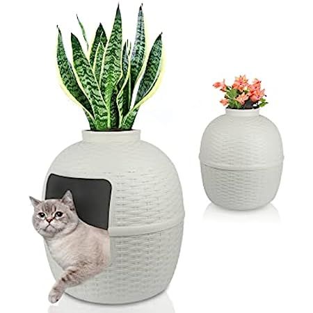 Secret Litter Box by Bundle & Bliss - Hidden Litter Box Enclosure, Patented Design with Odor Control | Amazon (US)