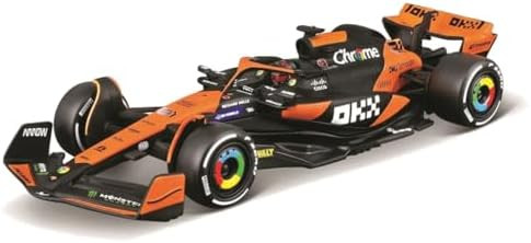 Bburago 1:43 2024 Race McLaren MCL38 with Helmet, Piastri #81 | Amazon (US)