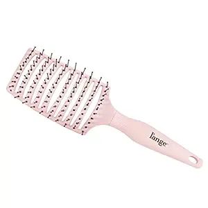 L'ANGE HAIR Siena Wide Curved Vented Hair Brush | Detangle with Nylon Bristles Best for Tangles a... | Amazon (US)