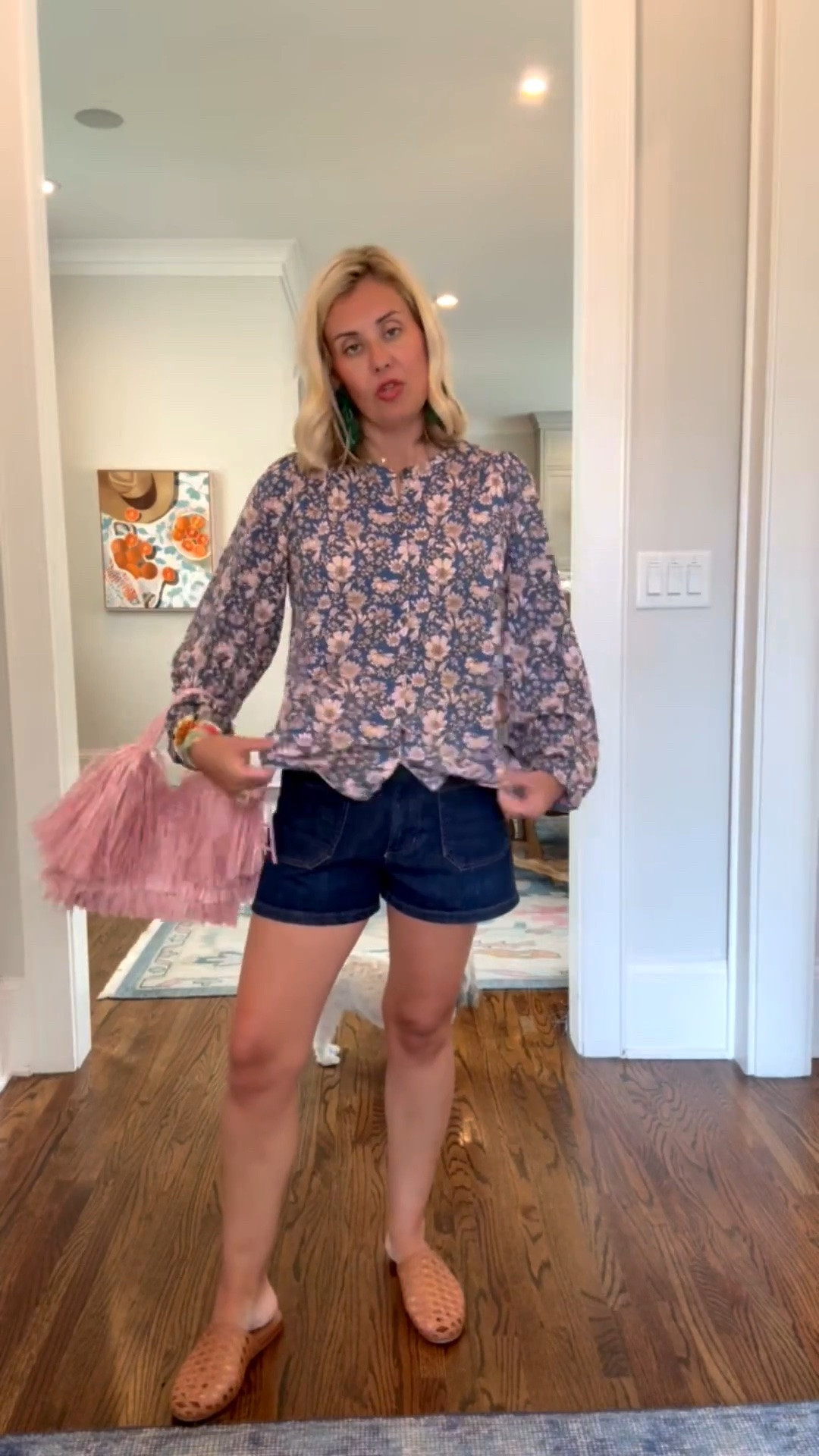 Boden’s jersey knit tops are fabulous! I always tell anyone to at least try one piece of this material, and you’ll never go back!! 
Blouse - 2
Shorts  - 26 
Jelly’s  - 8 tts 

Codes:
Boden - WXNW
Allie + Bess - Catherine20


#LTKdayinmylife #LTKootd #LTKmomlife

#LTKdayinmylife #LTKmomlife #LTKOver40