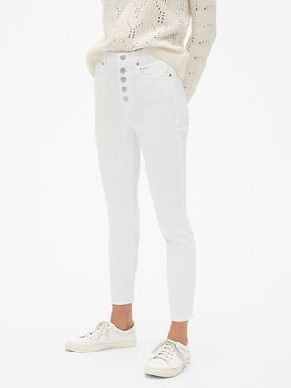 High Rise True Skinny Ankle Jeans | Gap US