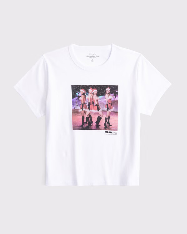 Short-Sleeve Mean Girls Graphic Skimming Tee | Abercrombie & Fitch (US)