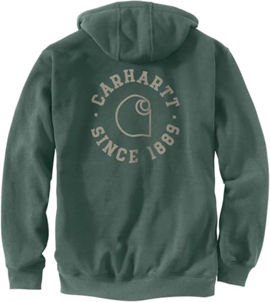 Carhartt Men's Rain Defender Loose Fit Midweight 1889 Graphic Sweatshirt | Amazon (US)