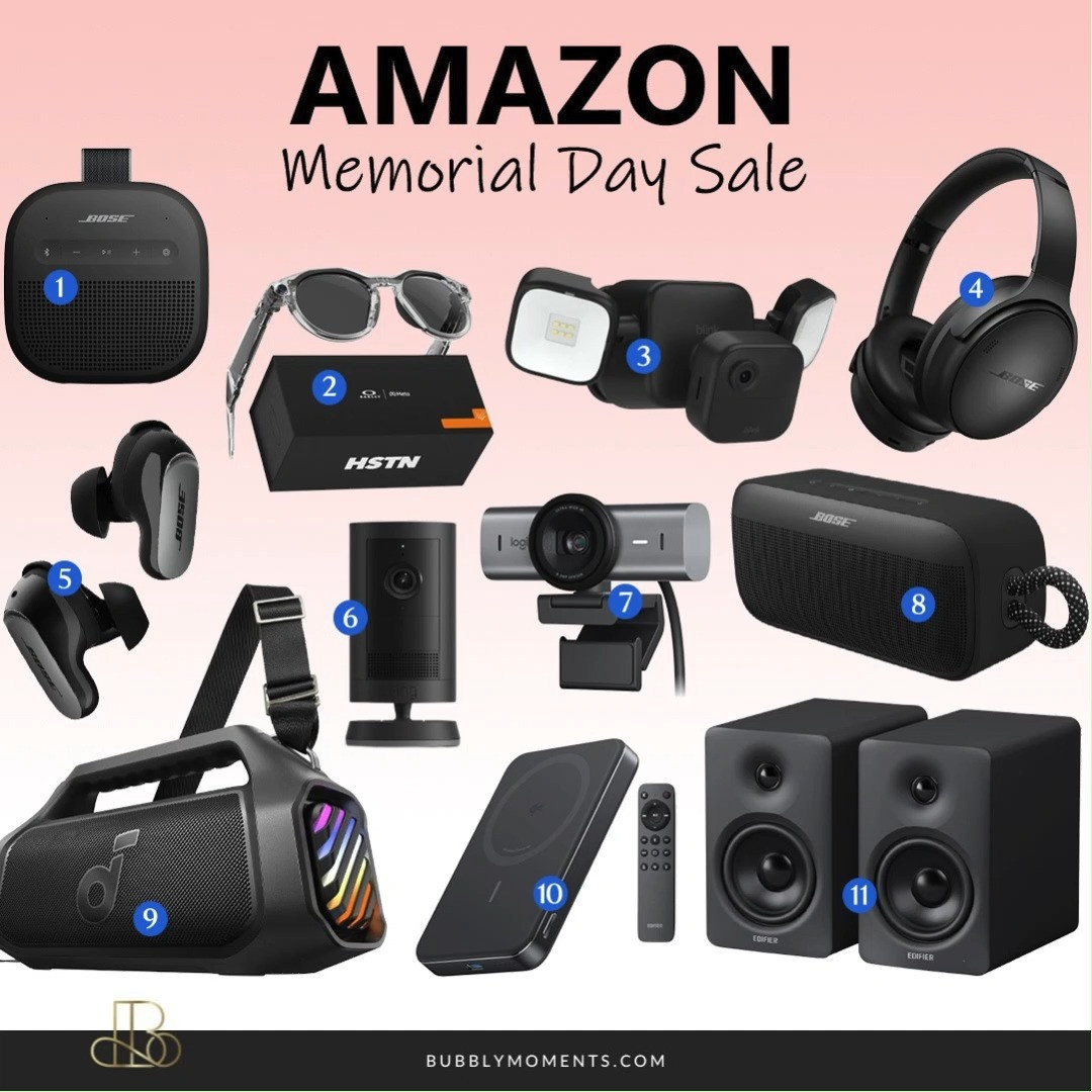 Memorial Day Sale is the perfect time to upgrade your favorite tech and gadget finds from Amazon 📱✨ From smart home essentials to viral gadgets, gaming accessories, travel tech, and everyday must-haves, these are the deals everyone is adding to cart right now. If you love discovering useful Amazon finds that make life easier, more organized, and more fun, you’ll definitely want to check these out. Perfect for work setups, content creators, students, gamers, and anyone obsessed with cool tech finds. Save this post for later and browse all my favorite picks before they’re gone. So many trendy gadgets and everyday essentials worth checking out this season 💻🎧⌚
#LTKSaleAlert #LTKFinds #AmazonFinds #TechDeals #MemorialDaySale #AmazonFavorites #TechTok #GadgetFinds #AmazonTech #HomeTech #GamingSetup #DeskSetup #SmartHome #TikTokMadeMeBuyIt #AmazonMustHaves #TechAccessories #ContentCreator #ViralFinds #ElectronicDeals #AmazonGadgets #DailyFinds #SaleSeason #MemorialDayDeals #TrendingNow #TechEssentials #CoolGadgets #AmazonShopping K #DigitalLifestyle #TechLover 

 