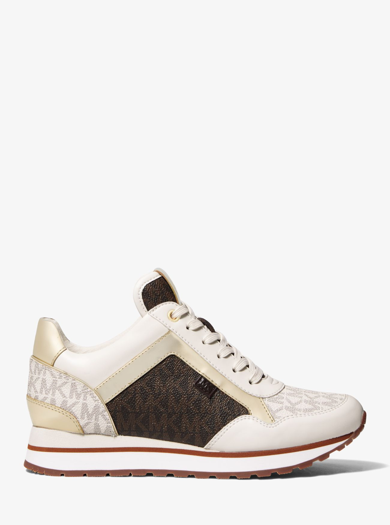 Maddy Two-Tone Logo Trainer | Michael Kors US