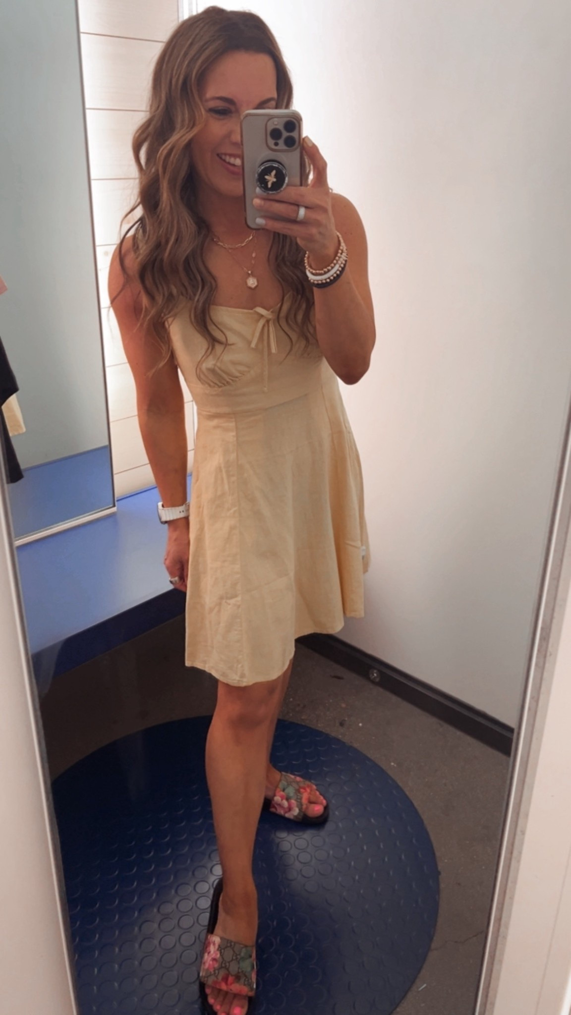 Love this butter yellow dress for Spring! Spring dresses are on sale 50% off + an extra 20% off at checkout. Spring style, vacation style  

#LTKSeasonal #LTKSaleAlert #LTKOver40