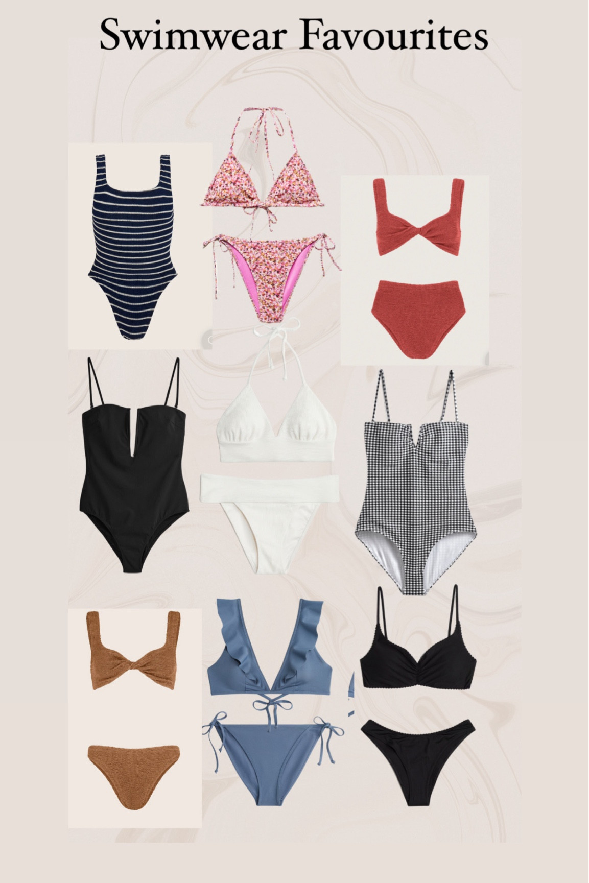 Swimwear favourites 

#LTKsummer #LTKswimwear #LTKtravel