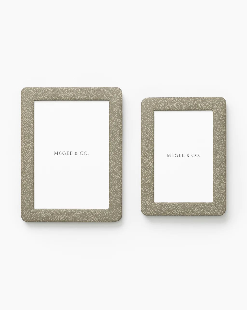Shagreen Gray Picture Frame | McGee & Co.