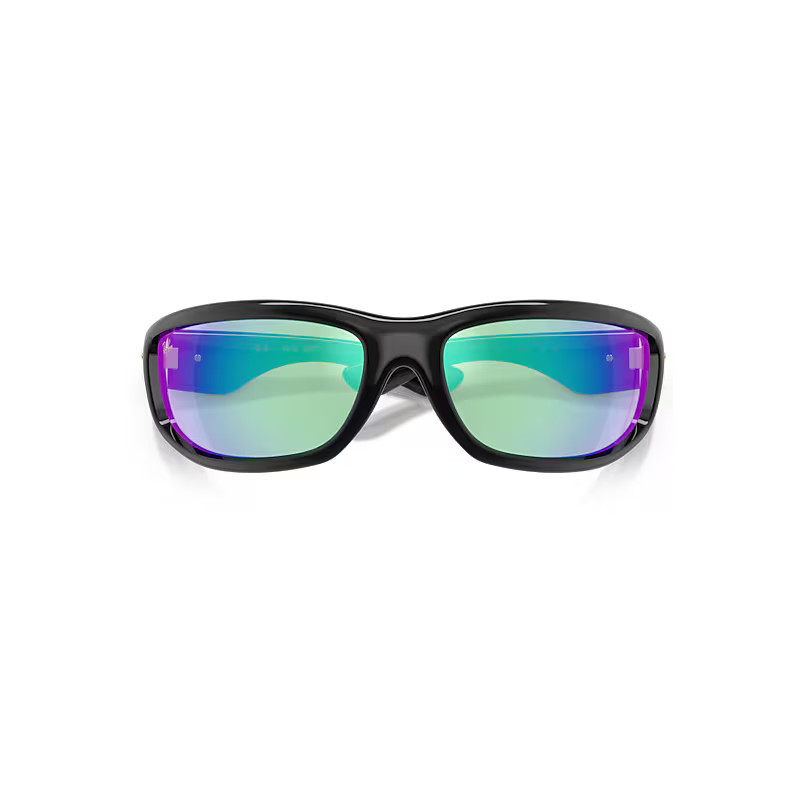 Ray-Ban Ultra Wrap 003 Next Generation Collection Sunglasses Black Frame Grey Lenses 86-20 | Ray-Ban (US)