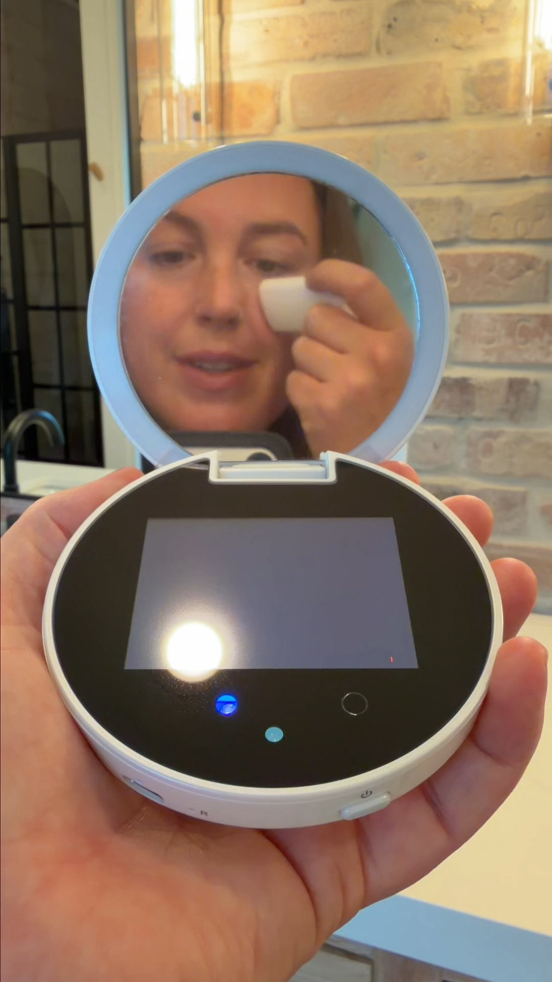 I bought this UV mirror thinking it was a little gimmicky... and then I used it. Seeing all the spots I was missing with sunscreen was honestly eye-opening.

It's one of those products that instantly changed a habit for me, and now I recommend it to everyone. 

 #LTKmomlife #LTKvlog #LTKBeauty